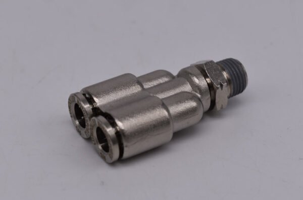 PCYM 1/8" NPT - 1/4" Y Push Lock Union PN: 251032 - Image 3