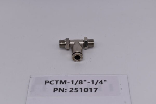 PCTM-1/8"-1/4" T Push Lock Union PN: 251017 - Image 2