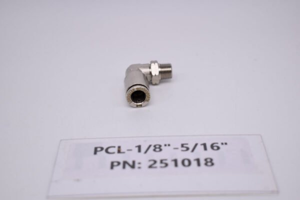 PCL-1/8"-5/16" Elbow Push Lock Fitting PN: 251018