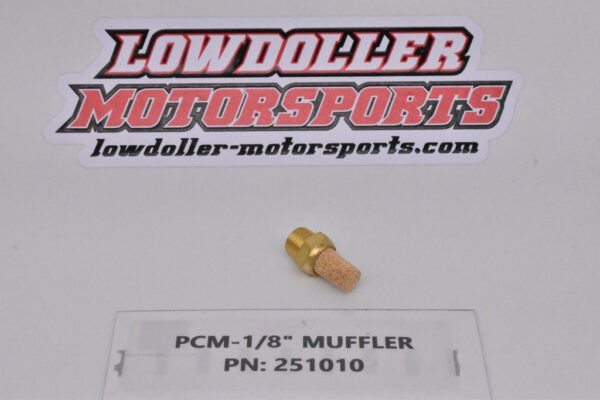 PCM-1/8" NPT Muffler PN:251010 - Image 3