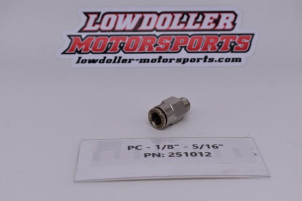 PC 1/8"-5/16" Straight Push Lock Fitting PN: 251012 - Image 2