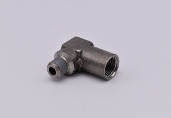 1/16" NPT Male to 1/8" NPT Female 90* Elbow Adapter PN: 251035 - Image 2