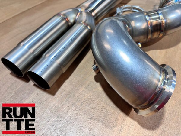 DVX 2.5TFSI UPGRADE HIGH FLOW 100MM DE CAT DOWNPIPE KIT - Image 2