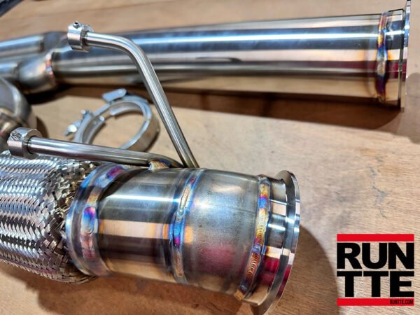 DVX 2.5TFSI UPGRADE HIGH FLOW 100MM DE CAT DOWNPIPE KIT - Image 3