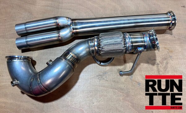 DVX 2.5TFSI UPGRADE HIGH FLOW 100MM DE CAT DOWNPIPE KIT