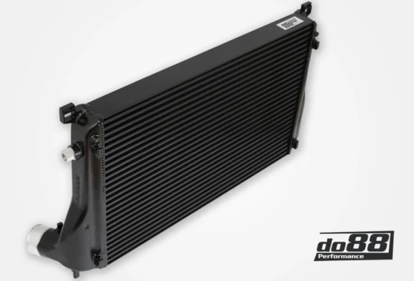 DO88 AUDI SEAT SKODA VW 1.8 / 2.0 TSI (MQB) UPGRADE Intercooler, Black hoses ICM-300-S - Image 2