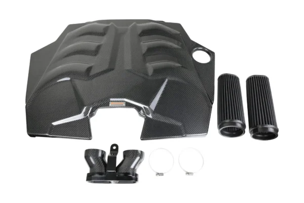 Porsche Cayenne 3rd gen E-Hybrid / S / GTS / Turbo ARMASPEED Carbon Fiber Cold Air Intake - Image 10