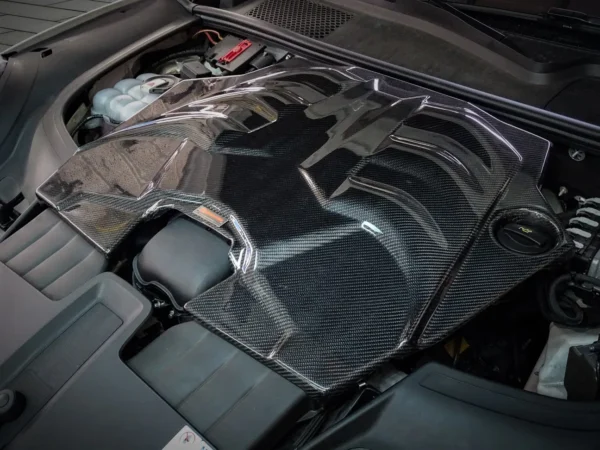 Porsche Cayenne 3rd gen E-Hybrid / S / GTS / Turbo ARMASPEED Carbon Fiber Cold Air Intake - Image 6