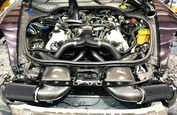 Porsche Panamera ARMASPEED Carbon Fiber Cold Air Intake - Image 5
