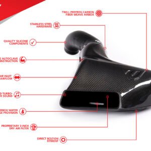 UNITRONIC CARBON FIBER COLD AIR INTAKE FOR 1.8/2.0 TSI GEN3 MQB