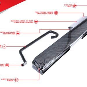 UNITRONIC CARBON FIBER AIR DUCT FOR 1.8/2.0 TSI GEN3 MQB